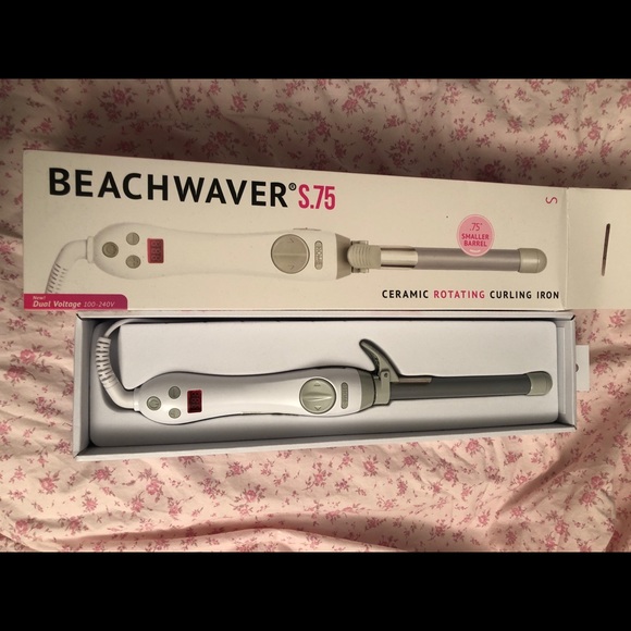 dual voltage ceramic rotating curling iron